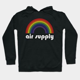 Air Supply - Rainbow Vintage Hoodie